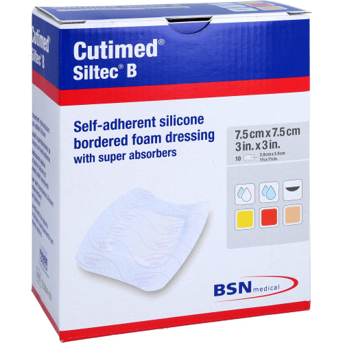 Cutimed SIL B 7,5X7,5 cm (10 Stk.)