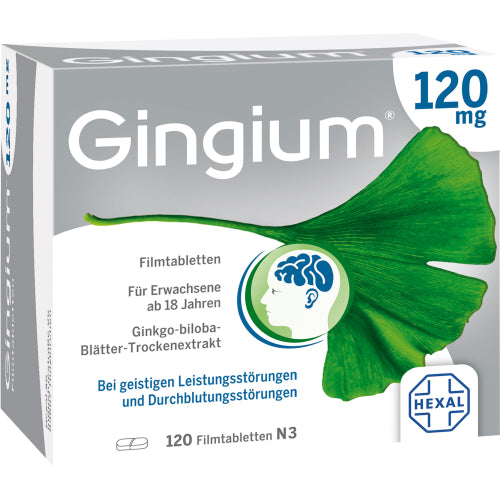 Gingium 120 mg Filmtabl (120 stk.)