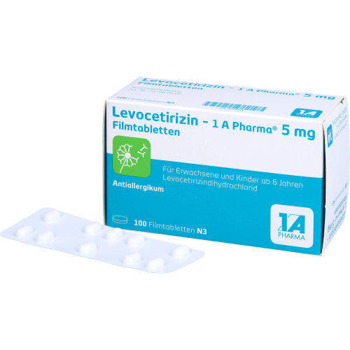 Levocetirizin 1A 5mg FTA (100 stk.)