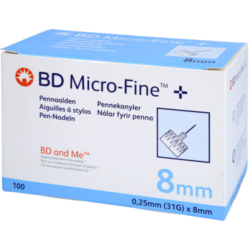 BD Microfine+8NAD 0.25X8mm (100 stk.)