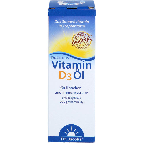 Vitamin D3 Öl Dr. Jacob's (20 ml)