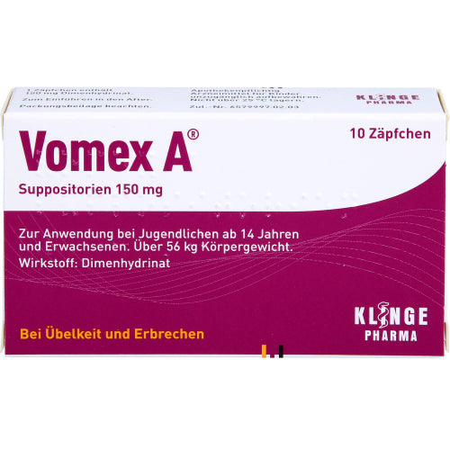 Vomex A 150 mg (10 stk.)
