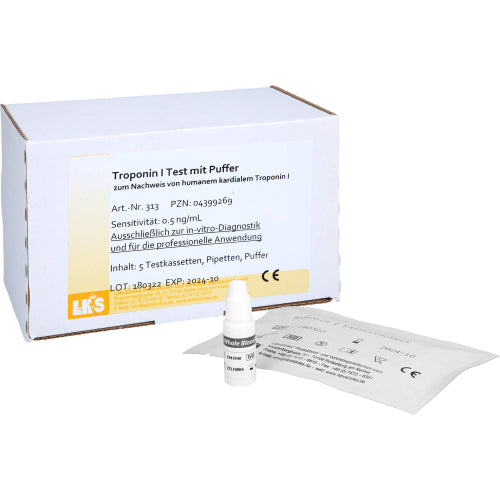 Troponin I mit Puffer-Test (5 Stück)