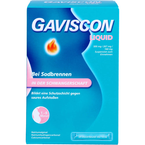 Gaviscon LIQ 500/267/160mg (24X10 ml)