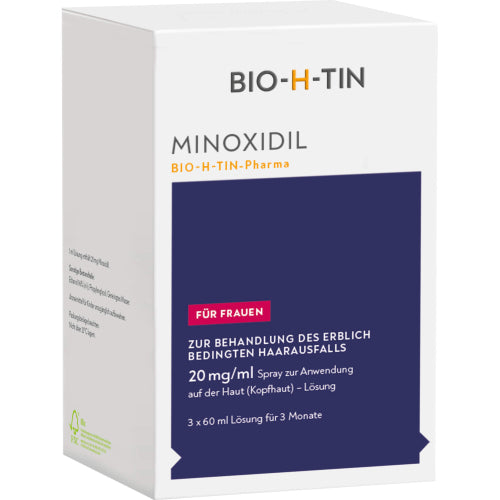 Minoxidil BIO-H-TIN 20 mg/ml (3X60 ml)