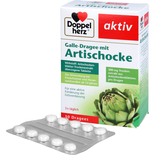 Doppelherz Galde Artischocke (50 stk.)