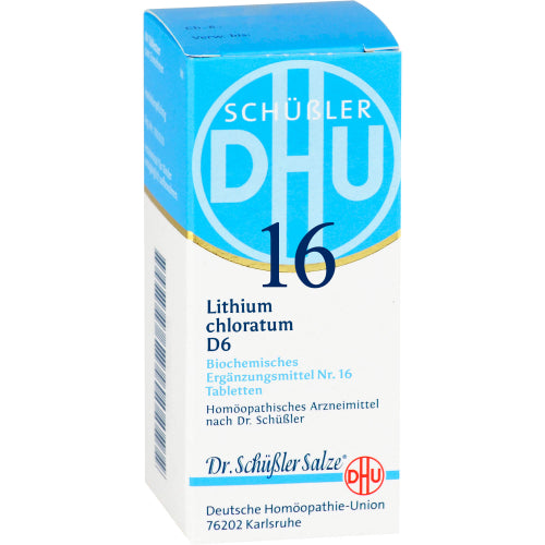 Biochemie 16 Lith CHL D 6 (80 Stk.)