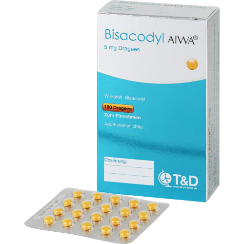 Bisacodyl Aiwa 5 mg Dragees (100 St.)