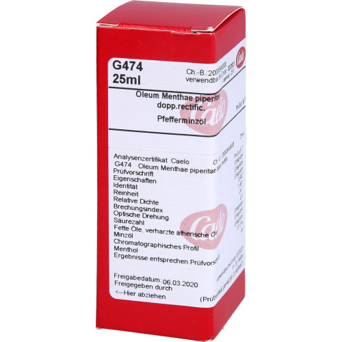 Oleum Menth PIP DOP Rect (25 ml)