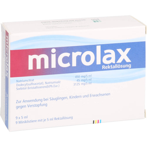 Microlax Rektallösung Klistier (9X5 ml)