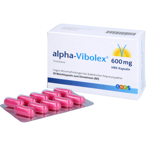 Alpha-Vibolex 600mg HRK (30 stk.)