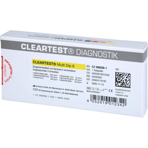 Drogentest Multi DIP 6 AMP (1 Stk.)