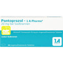 Pantoprazol 1A 20mg B Sodb (14 stk.)