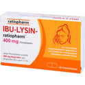 IBU Lysin Ratiopharm 400 mg (20 stk.)