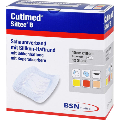 Cutimed Siltec B 10x10 (12 Stk.)