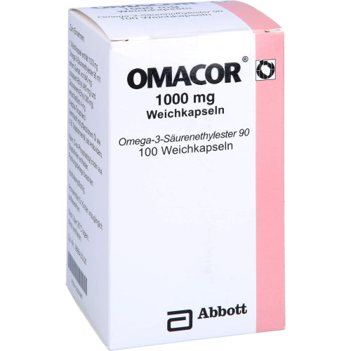 Omacor 1000 mg bløde kapsler (100 stk.ück)