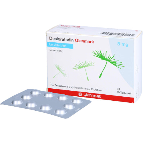 Desloratadin Glenmark 5mg (50 stk.)