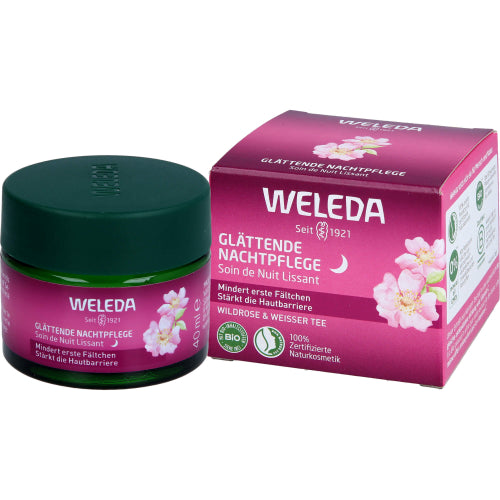 Weleda Glattende Nattpleje Wildrose & Hvid Te (40 ml)