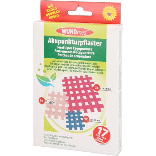 Akupunkturpflaster 3 Größen (17 Stk.)