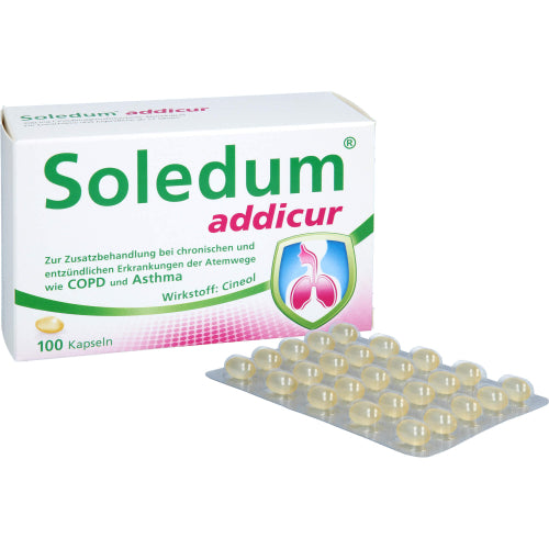 Soledum Addicur 200mg magensaftresistente Weichkapseln (100 Stk.)