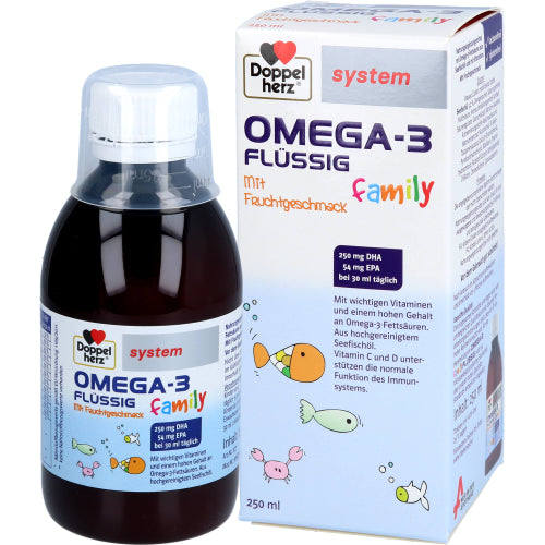Doppelherz Omega-3 Family Liquid System (250 ml)