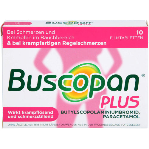 Buscopan Plus 10/500mg FTA (10 stk.)