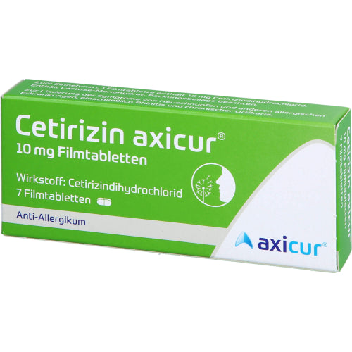 Cetirizin Axicur 10 Mg Filmtabletter (7 stk.ück)