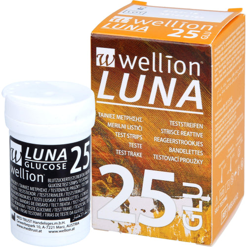 Wellion Luna Blutzuckermessstreifen (25 Stk.)