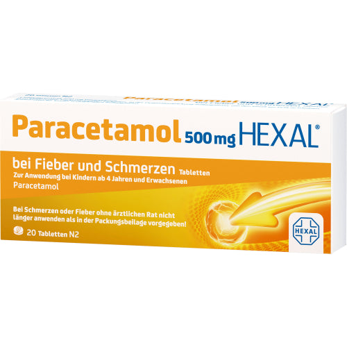 Paracetamol 500 mg Hexal (20 stk.)