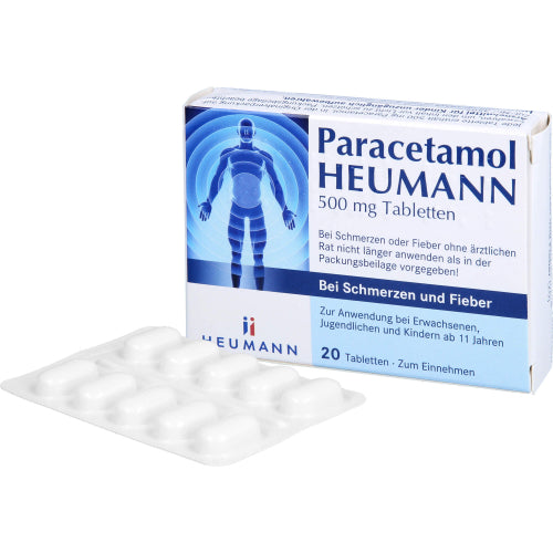 Paracetamol HEU 500mg TAB (20 stk.)