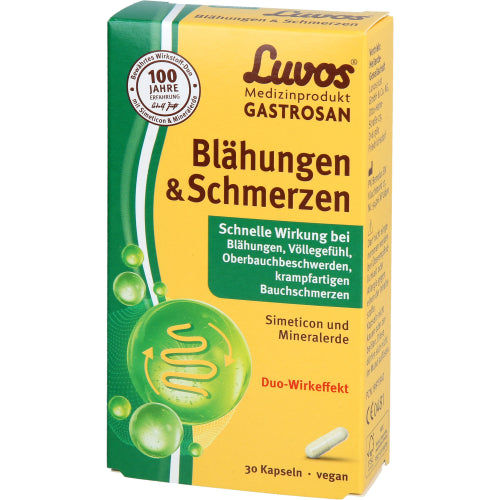 Luvos Gastrosan oppustethed og smerter (30 stk.ück)