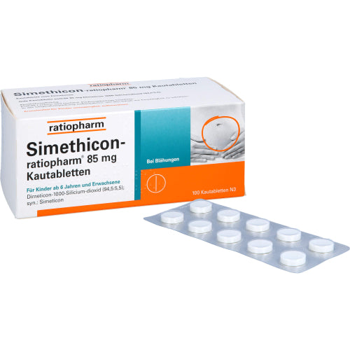Simethicon-Ratiopharm 85 mg Kautabletten (100 Stk.)
