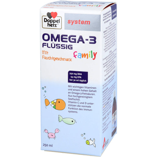 Doppelherz Omega-3 Family Liquid System (250 ml)