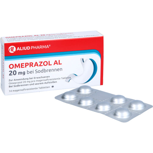 Omeprazol Al 20 mg bei Sodbrennen (14 Stk.)