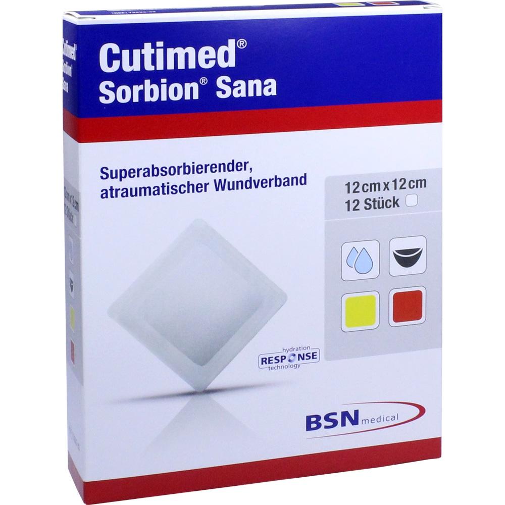 Cutimed Sorbion Sana 12x12cm (12 Stk.)