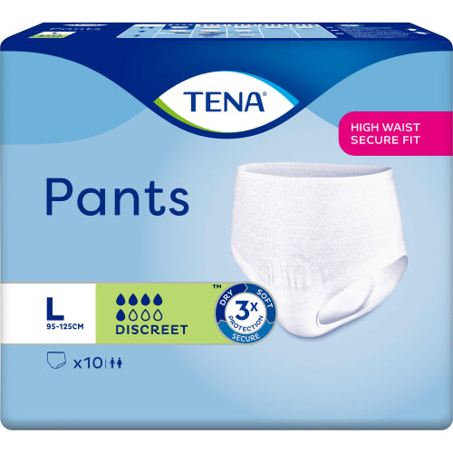 Tena Pants Discreet L bei Inkontinenz (4X10 Stück)
