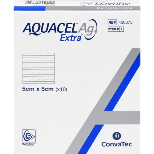 Aquacel AG EXT 5X5cm Komp (10 stk.)