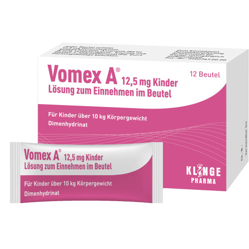 Vomex A 12,5 mg Børn BTL (12 stk.)