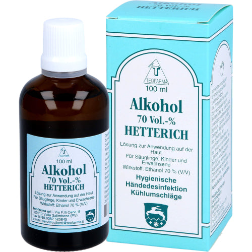 Alkohol 70 VOL % Hetterich (100 ml)