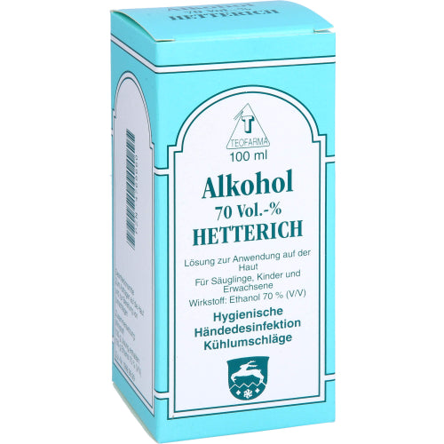 Alkohol 70 VOL % Hetterich (100 ml)