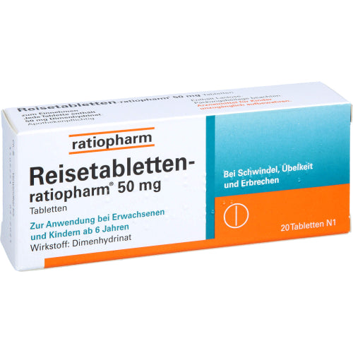 Rejsemidler Ratiopharm (20 stk.)