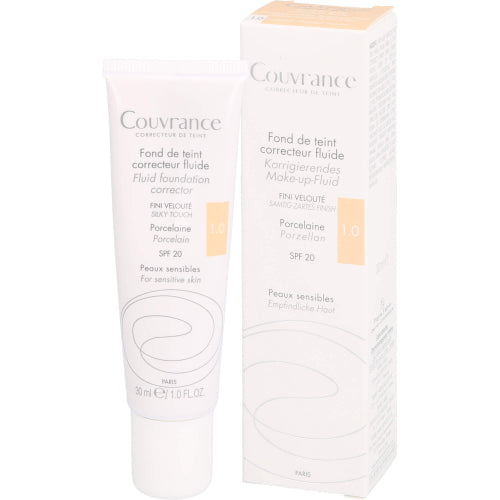 Avene Couvrance Korrigierendes Make-up Fluid Porzellan 1.0 (30 ml)
