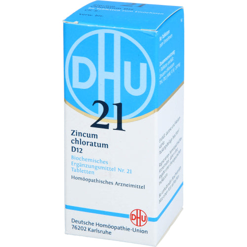 Biochemie 21 Zink CHL D12 (80 Stk.)