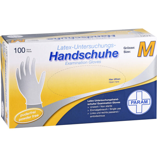 Einmalhandschuhe LAT Pudf M (100 Stk.)