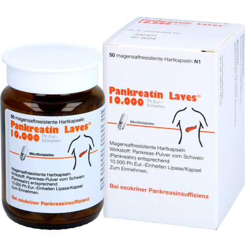 Pankreatin Laves 10.000 Ph.Eur.-Einheiten (50 St.ck)