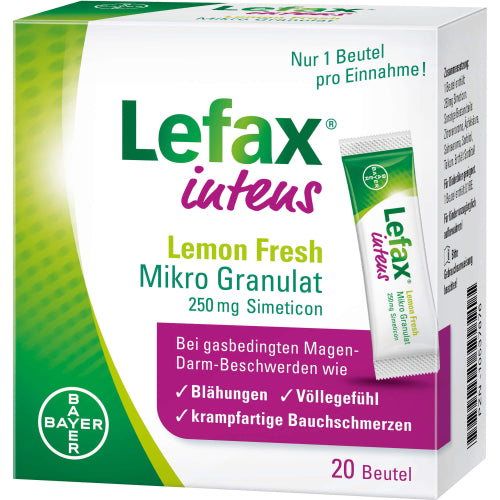 Lefax Intens LEM FRE 250 mg (20 St.)