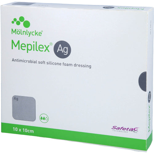 Mepilex Ag SCH 10x10 cm (5 Stk.)