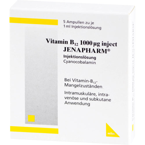 Vitamin B12 1000UG INJ Jena (5X1 ml)