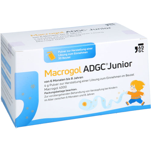 Macrogol Adgc Junior 6m-8j 4g Plv.Z.H.E.Lsg.Z.Einn (30 Stk.)