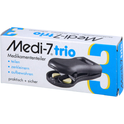 Medi 7 Trio Tablettenteiler GRA (1 Stück)